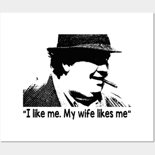 uncle buck i like me my wife likes me black Posters and Art